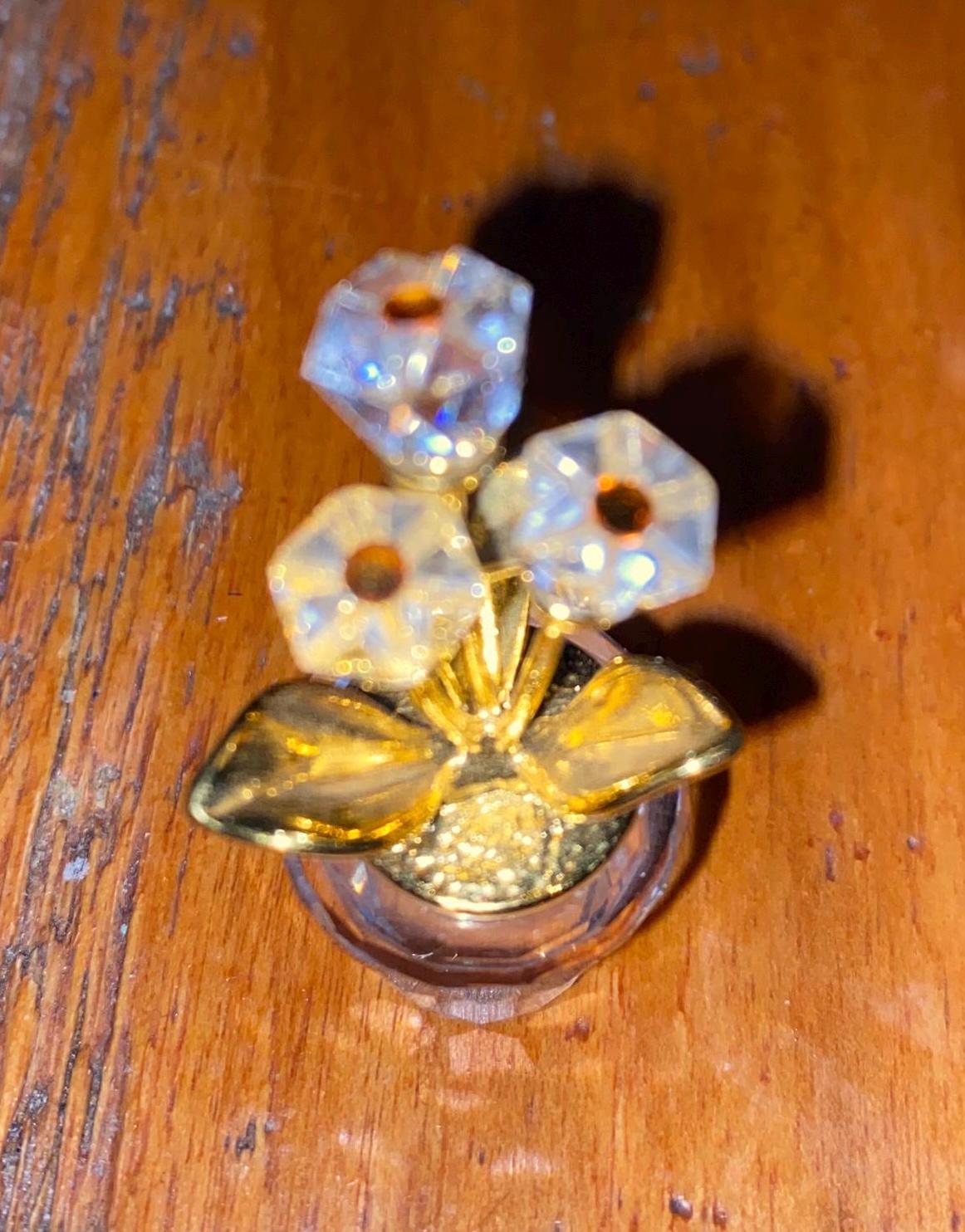 Swarovski Crystal Figurine Flowers in Pot - Etsy