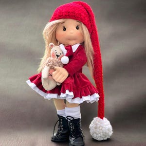 Saintie 15&quot; (38 cm) -Unique Handmade Doll with Motion Skeleton