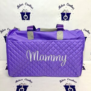 Personalised weekend travel bag, mum and baby bag, hospital bag, weekend bag, luggage, sports bag