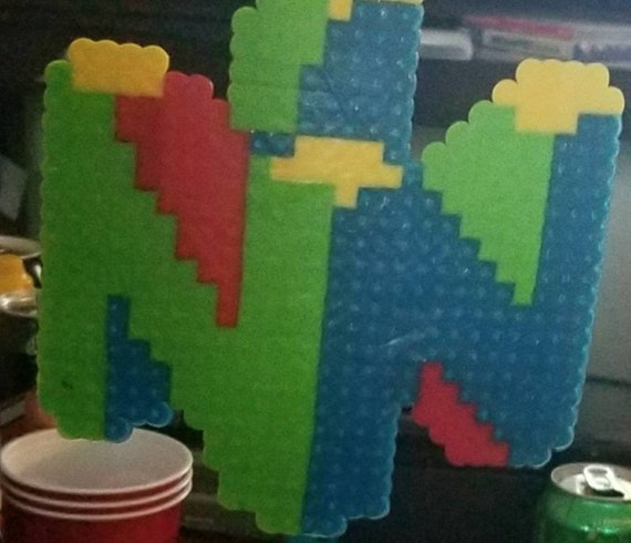 Nintendo 64 8bit Logo Etsy