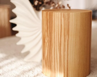 Cylinder Pedestal Stand | Tall Plant Stand | Wood Columns | Round Column | Display Columns | Wood Pedestal Stand