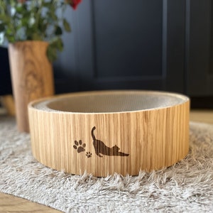 Cat scratcher, Custom cat scratching pad, Luxury cat bed, Personalized pet furniture