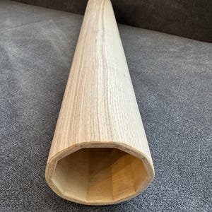Handmade wood pipe, Wooden pole, DIY wood project, Craft material wood, Custom size wood