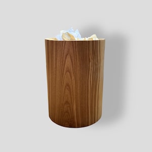 Waste bin, Paper bin, Wood trash can, Handmade trash can, Bathroom waste bin, Office bin