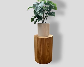 Supporto per piante in legno - Supporto con piedistallo in legno - Supporto per piante personalizzato - Supporto espositivo in legno - Porta piante - Mensola per piante da interno - Riser fatto a mano