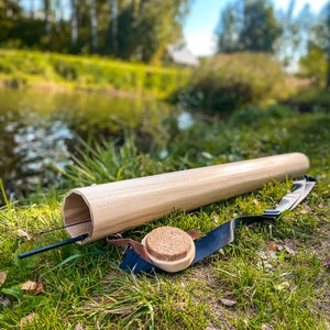 Personalized fly fishing rod case | fishing rod tube | gift for fisherman | hard wood safe rod storage | perfect for fly fishing enthusiasts