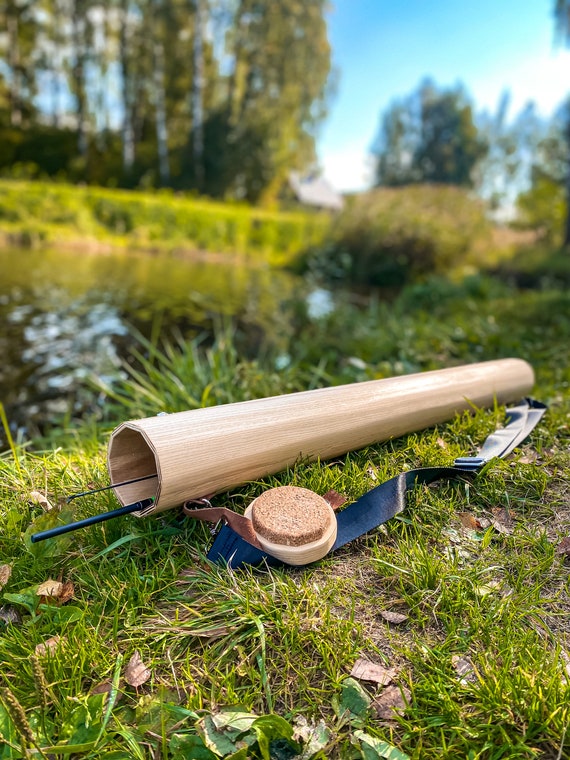 Personlized Fly Fishing Rod Case Fishing Rod Tube Gift for Fisherman Hard  Wood Safe Rod Storage Perfect for Fly Fishing Enthusiasts 