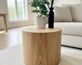 Table de chevet | Table basse fait main | Table de chevet en bois | Porte-journaux personnalisé