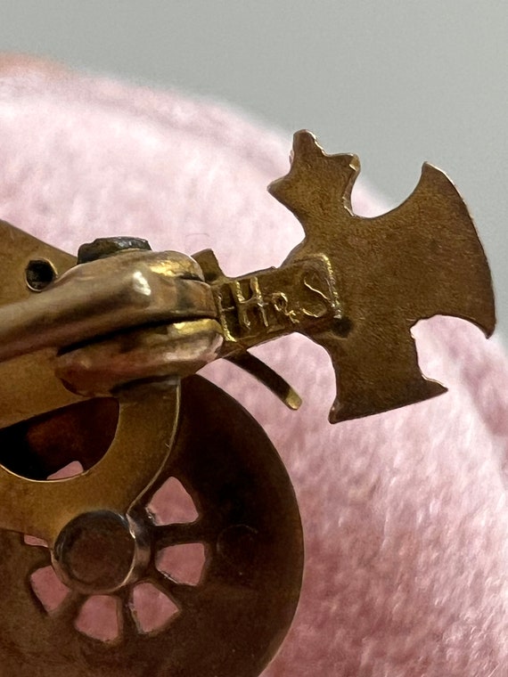 Antique novelty brooch retro car automobile early Art… Gem