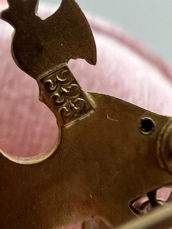 Antique novelty brooch retro car automobile early Art… Gem