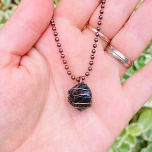 Moldavite necklace wire wrapped pendant, authentic with certificate moldavite crystal from Czech republic. Made to order!