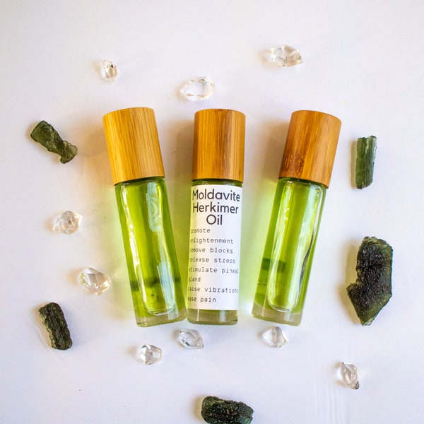 Moldavite Herkimer Essential Oil