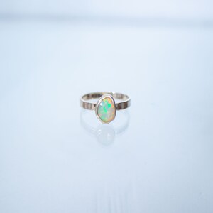 Ethiopian Opal Ring Sterling Silver