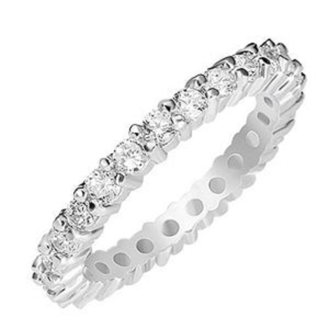 Cubic Zirconia Eternity Ring MEDIUM Etsy