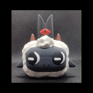 The Lamb&#39;s Head Figure | Cult of the Lamb 3D Printed Hand Painted Figure