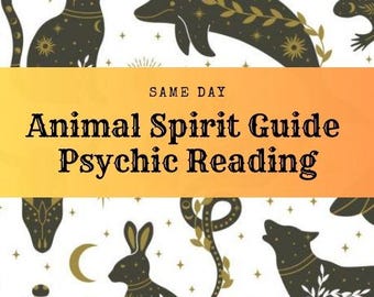 Lectura de tarot psíquica con guía espiritual animal el mismo día