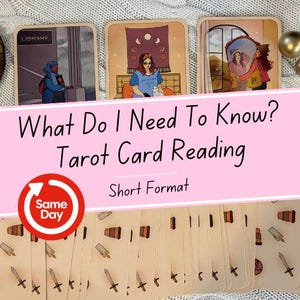 Leitura de Tarô no MESMO DIA - O que preciso saber agora mesmo? Leitura de Tarô Psíquico Intuitivo de 3 Cartas Personalizada para Você