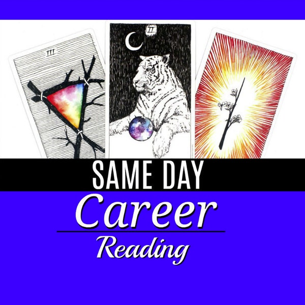 Career Reading, Same Day Reading, Same Day Psychic, Tarot Reading, Guidance, Intuitive, Card Reading, Psychic Reading