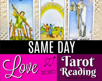 Relationship Reading, Same Day Tarot Love Reading, Psychic Reading, Tarot Card Reading, Same Day Tarot Reading, Psychic