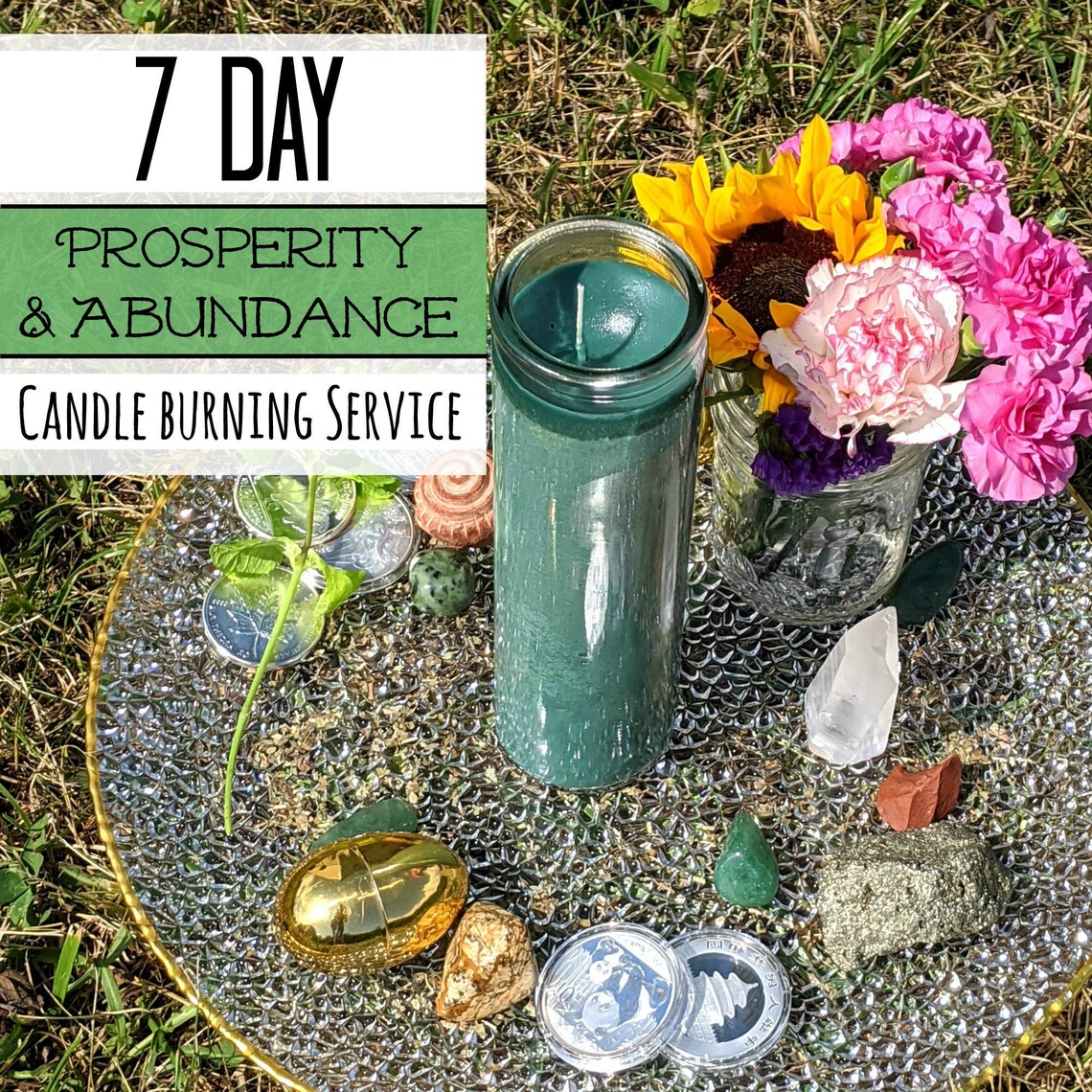 Prosperity and Abundance 7 Day Spell Candle Burning Service Etsy