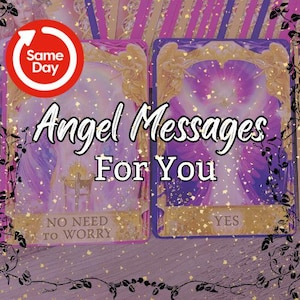 Mensagens de anjo + aconselhamento personalizado - 24 HORAS NO MESMO DIA - Mensagens de suporte detalhadas sobre qualquer tópico - Leitura psíquica de orientação confiável -