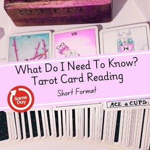 Leitura de Tarô no MESMO DIA - O que preciso saber agora mesmo? Leitura de Tarô Psíquico Intuitivo de 3 Cartas Personalizada para Você