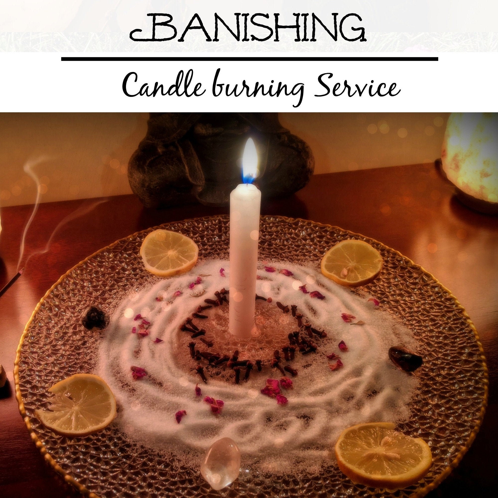 Banishing Spell Candle Burning Service Within 24 Hours Etsy