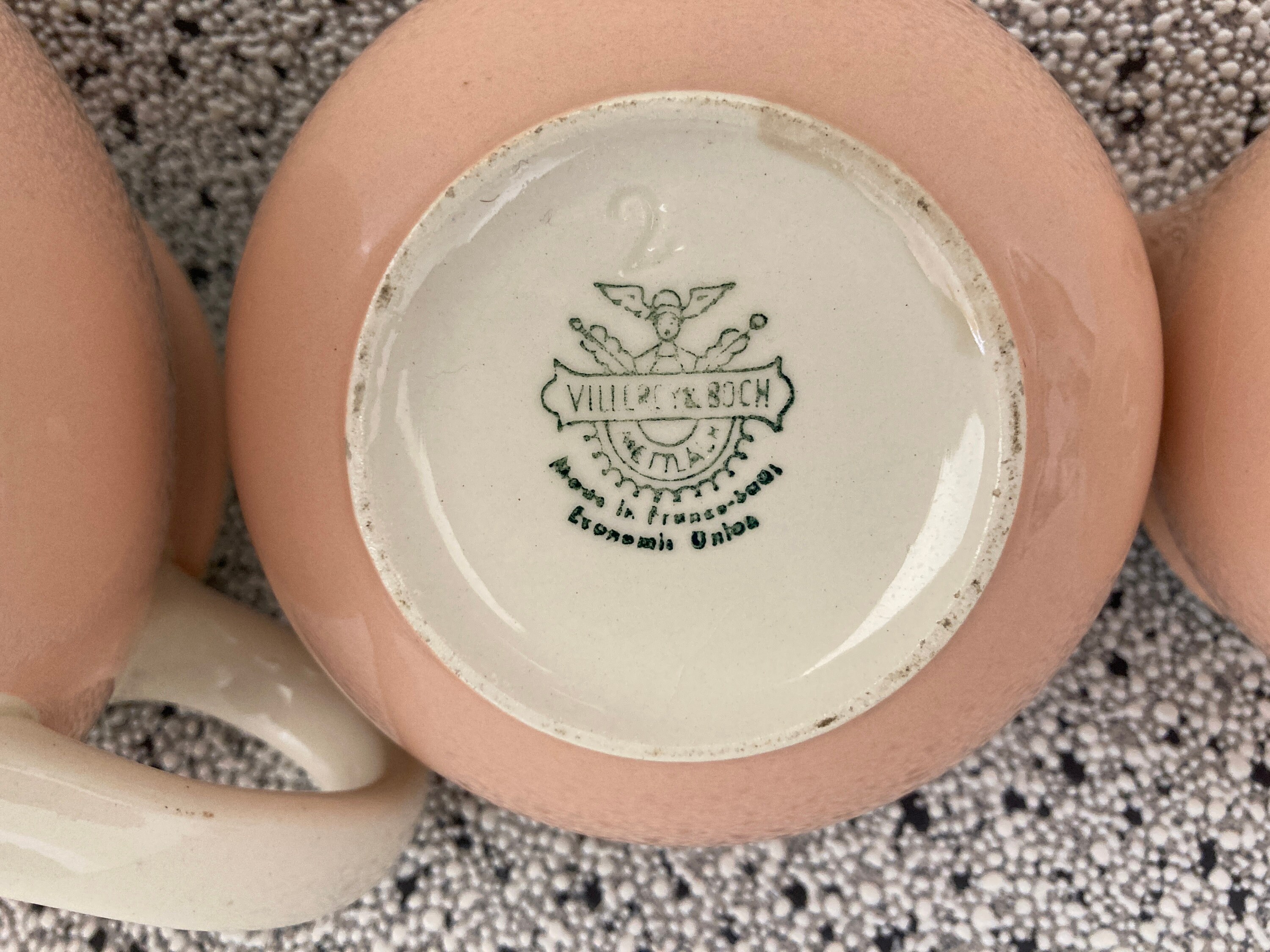 Service à Thé Villeroy & Boch – Porcelaine Blanche Motif Floral – Occasion