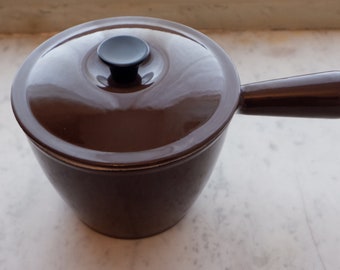 Chocolate Le Creuset Saucepan