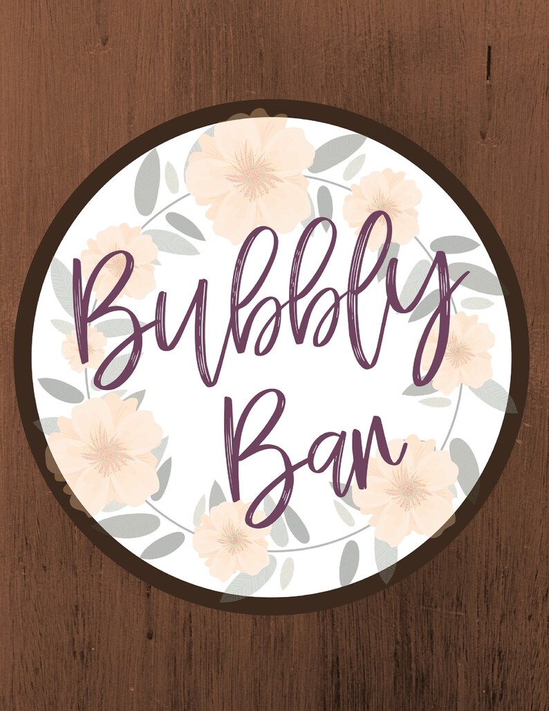 Printable Bubbly Bar Sign - Etsy