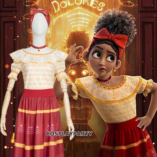 Dolores Encanto Outfit Adult - Etsy