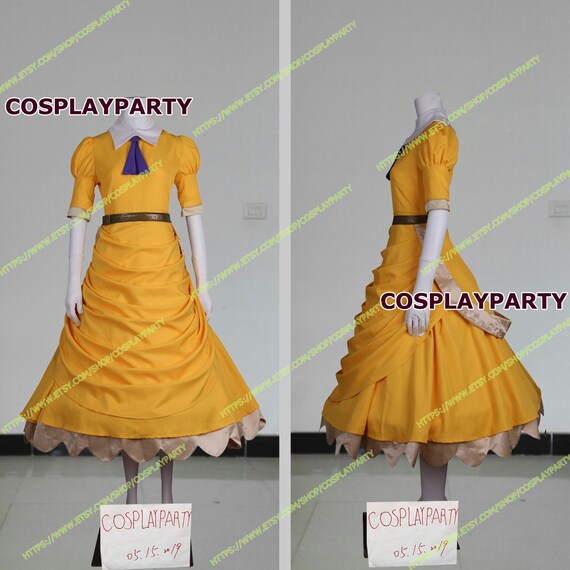 Jane And Tarzan Halloween Costumes 2022 Handmade Size Tarzan Jane S Yellow Cosplay Costume Etsy India