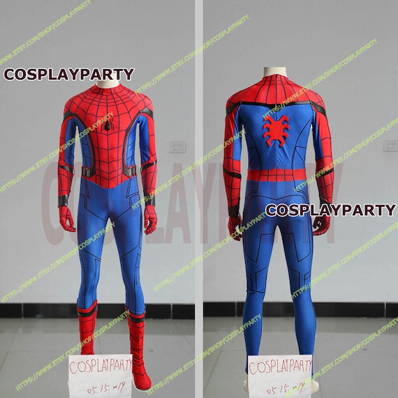 New Spiderman Homecoming Spiderman Superhero Peter Parker Cosplay Costume