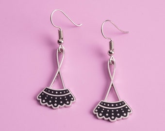 ruth bader ginsburg collar earrings