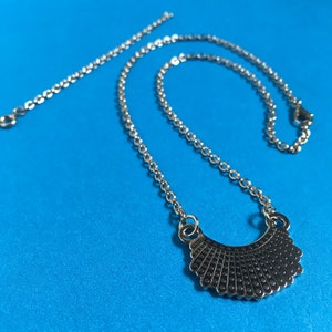 Ruth Bader Ginsburg's Dissent Collar Necklace image 3