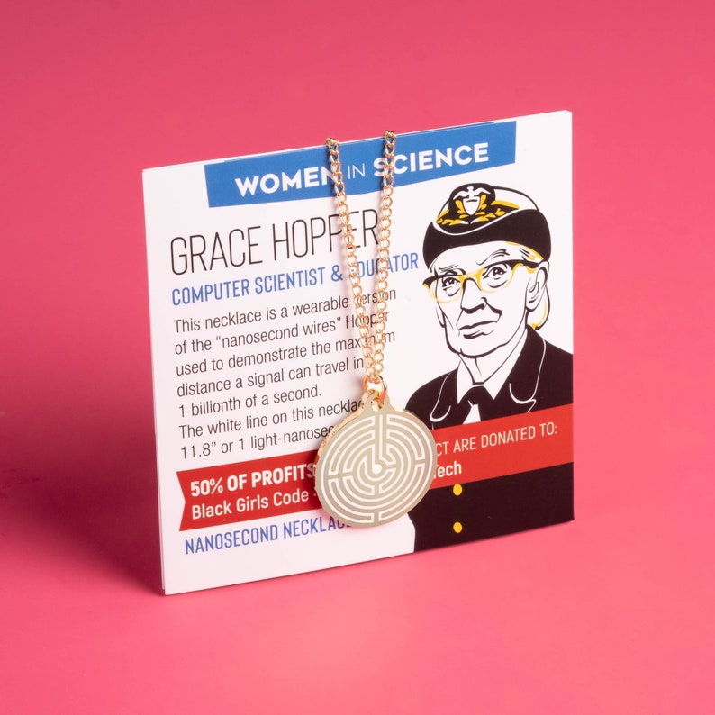 Grace Hopper / Nanosecond Necklace image 2