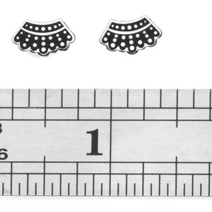Ruth Bader Ginsburg's Dissent Collar Earrings image 8