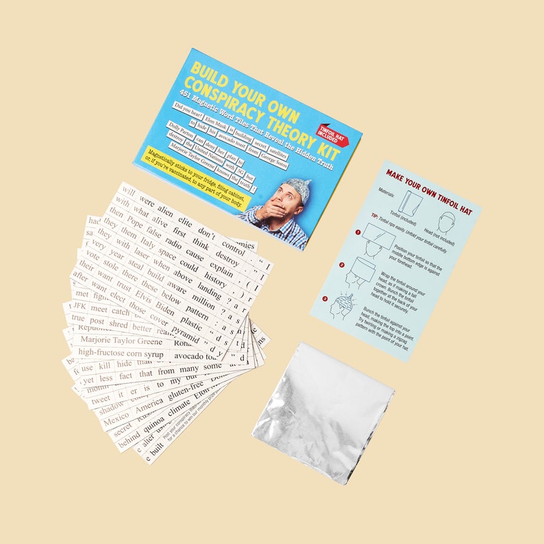 Build Your Own Conspiracy Theory Kits - Etsy