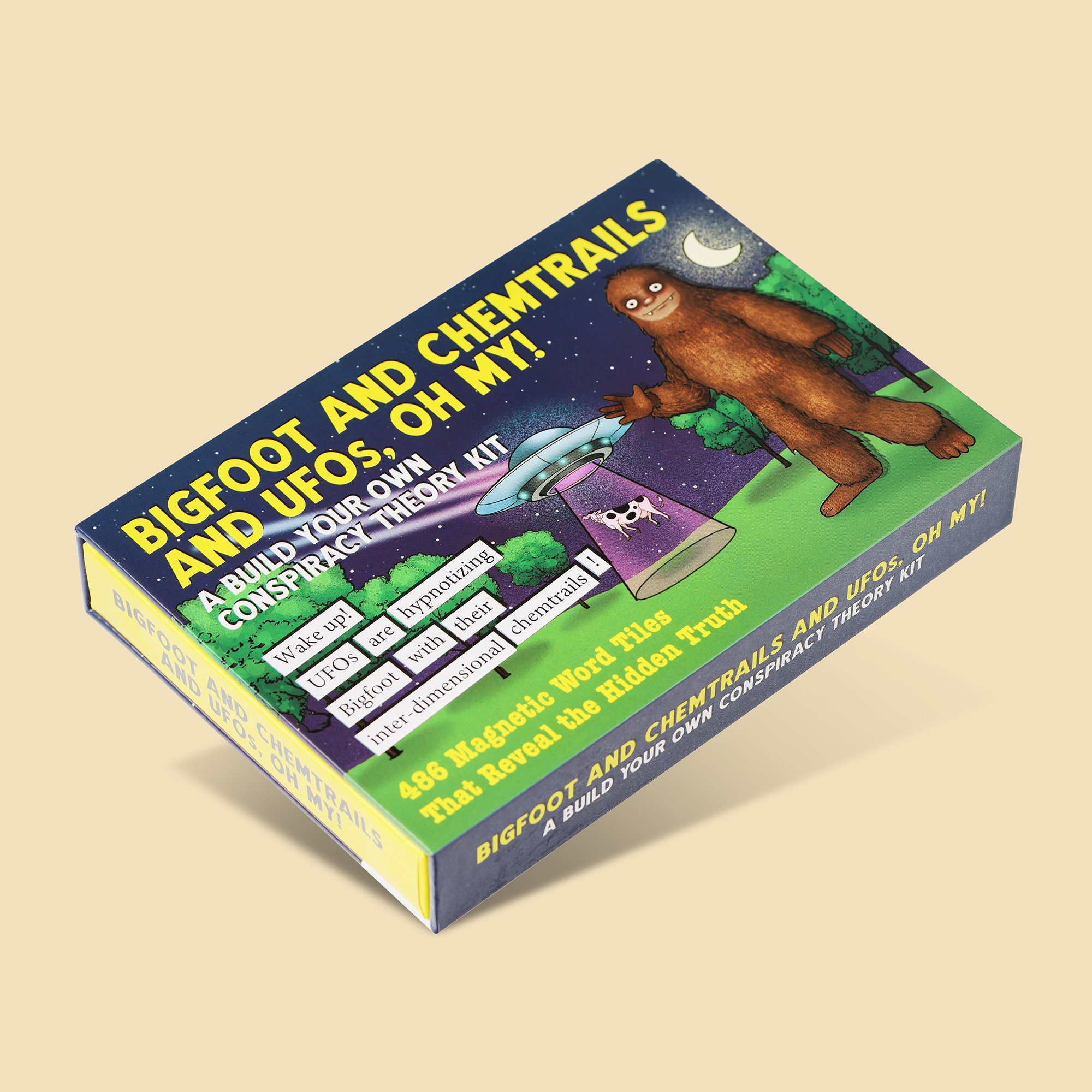 Build Your Own Conspiracy Theory Kit - 451 Word Magnet Tiles For Fridge, Funny Adult Word Game - View #10