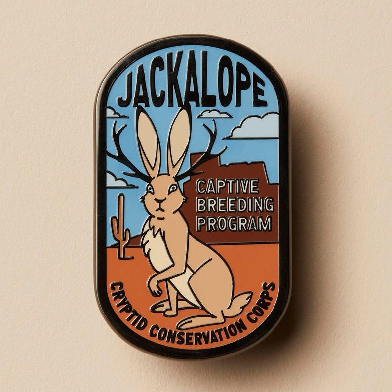 Breeding Pin Jackalope Captive Breeding Program Pin - Etsy