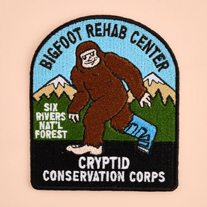 Bigfoot Rehab Center Patch - Velcro