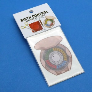 Birth Control Temporary Tattoos