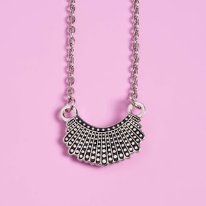 Ruth Bader Ginsburg's Dissent Collar Necklace