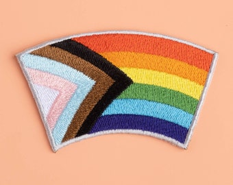Progress Pride Flag Patch - Iron-On