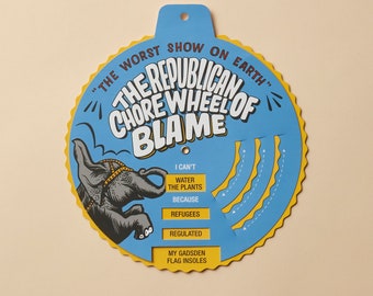 Republican Chore Wheel of Blame