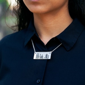 Ada Lovelace Punchcard Necklace