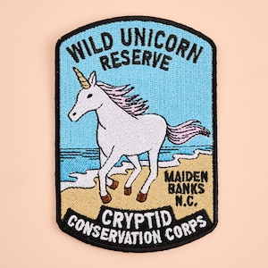Wild Unicorn Reserve Patch - Iron on