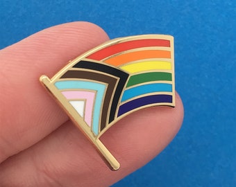 Progress Pride Flag Pin