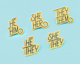 Pronoun Pins