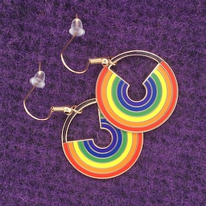 Pride Rainbow Earrings - Drop